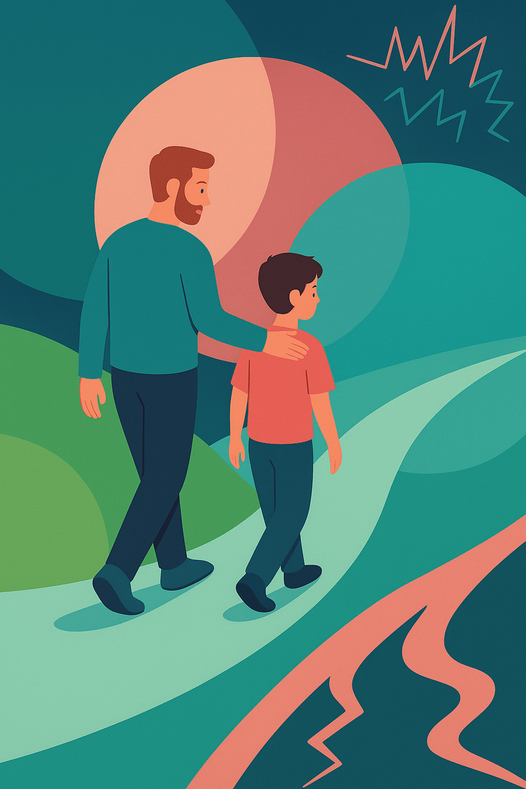 Young man and support worker planning a simple community outing as part of NDIS supports in Melbourne.